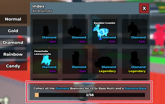 steal a brainrot index